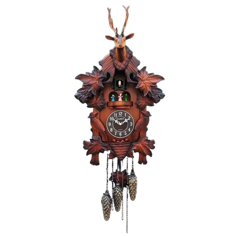 Cuckoo Wall Clock Solid Wood C - Luxury Lifestyle Living review and price