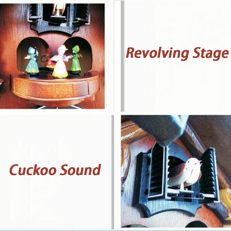Cuckoo Wall Clock Solid Wood C - Luxury Lifestyle Living review and price