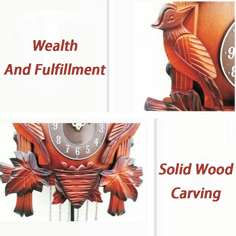 Cuckoo Wall Clock Solid Wood C - Luxury Lifestyle Living review and price