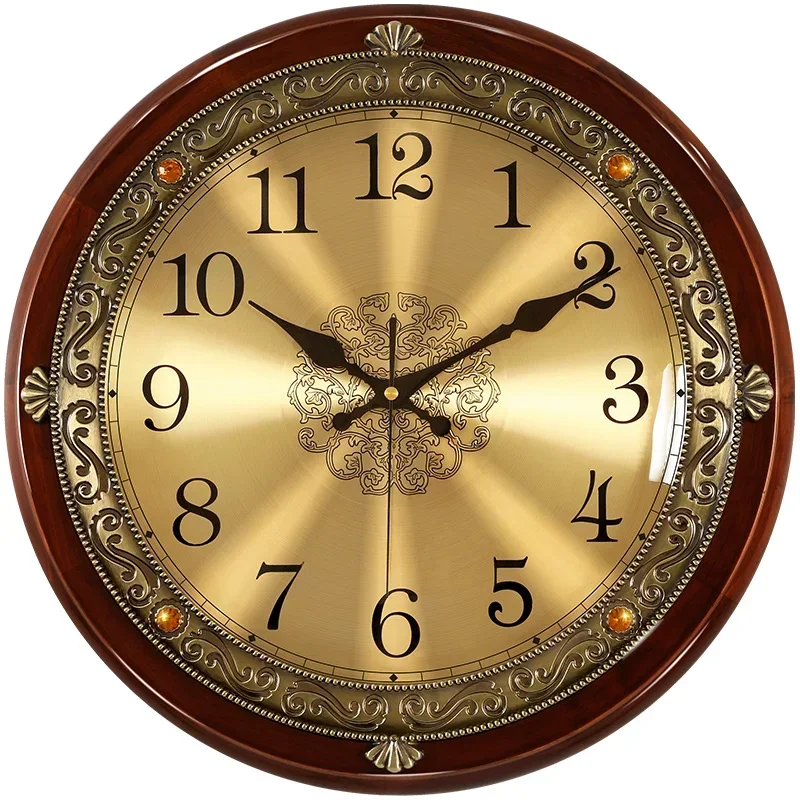 Luxury Wood Wall Clock Metal R - Luxury Lifestyle Living review and price