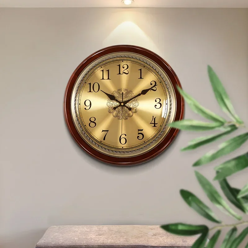 Luxury Wood Wall Clock Metal R - Luxury Lifestyle Living review and price