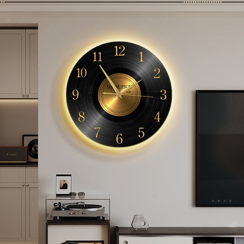 Vintage Wall Clock with Light  - Luxury Lifestyle Living review and price