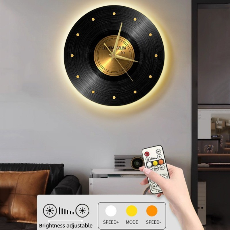 Vintage Wall Clock with Light  - Luxury Lifestyle Living review and price